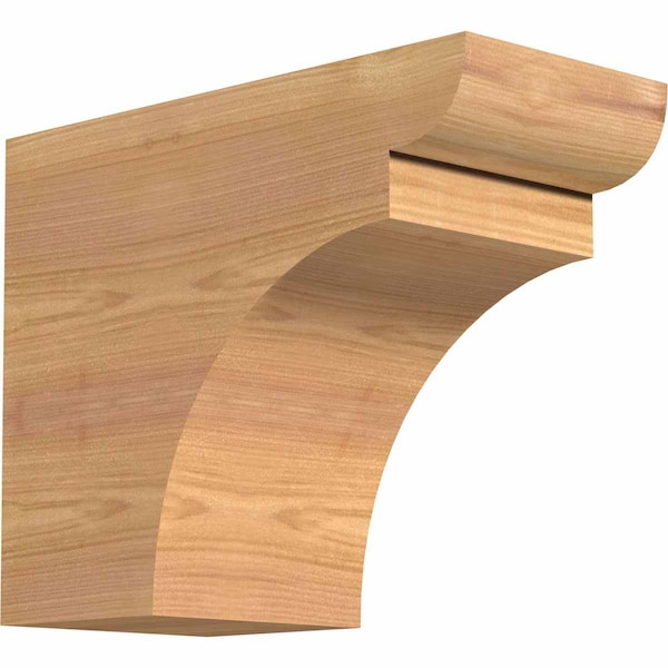 Ekena Millwork Yorktown Smooth Rafter Tail, Western Red Cedar, 5 1/2"W x 10"H x 12"L RFT06X10X12YOR00SWR - main